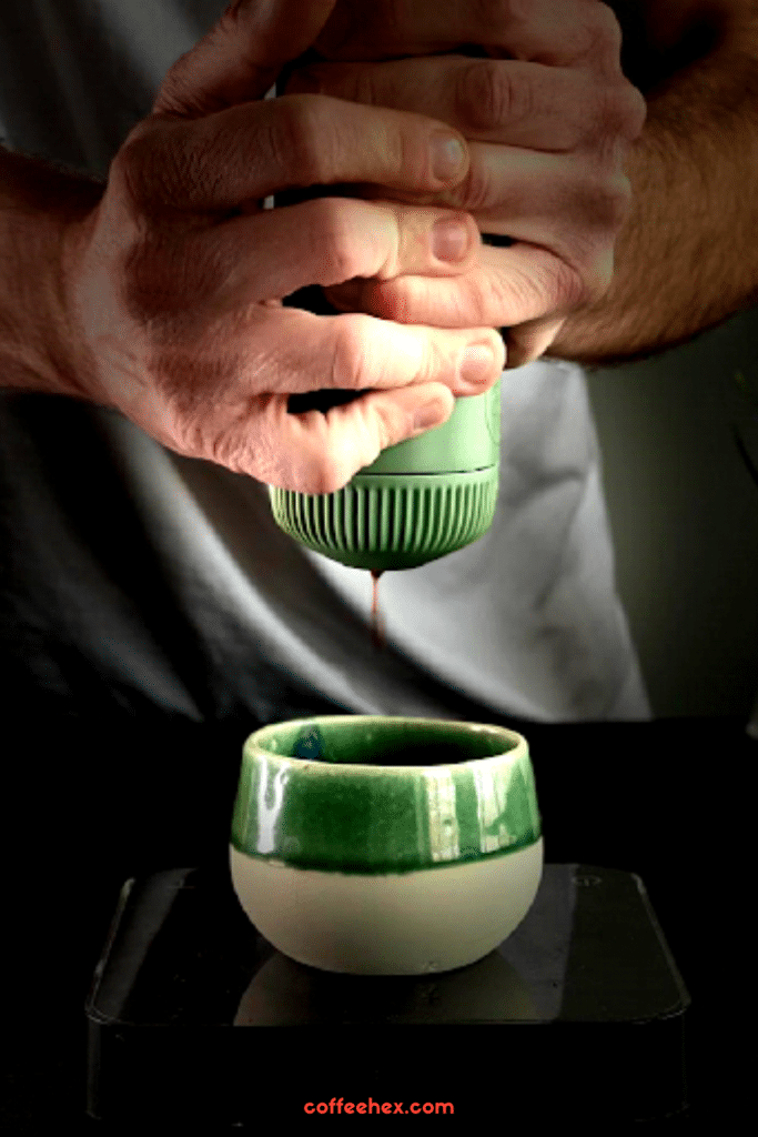 nanopresso how to pull espresso shot