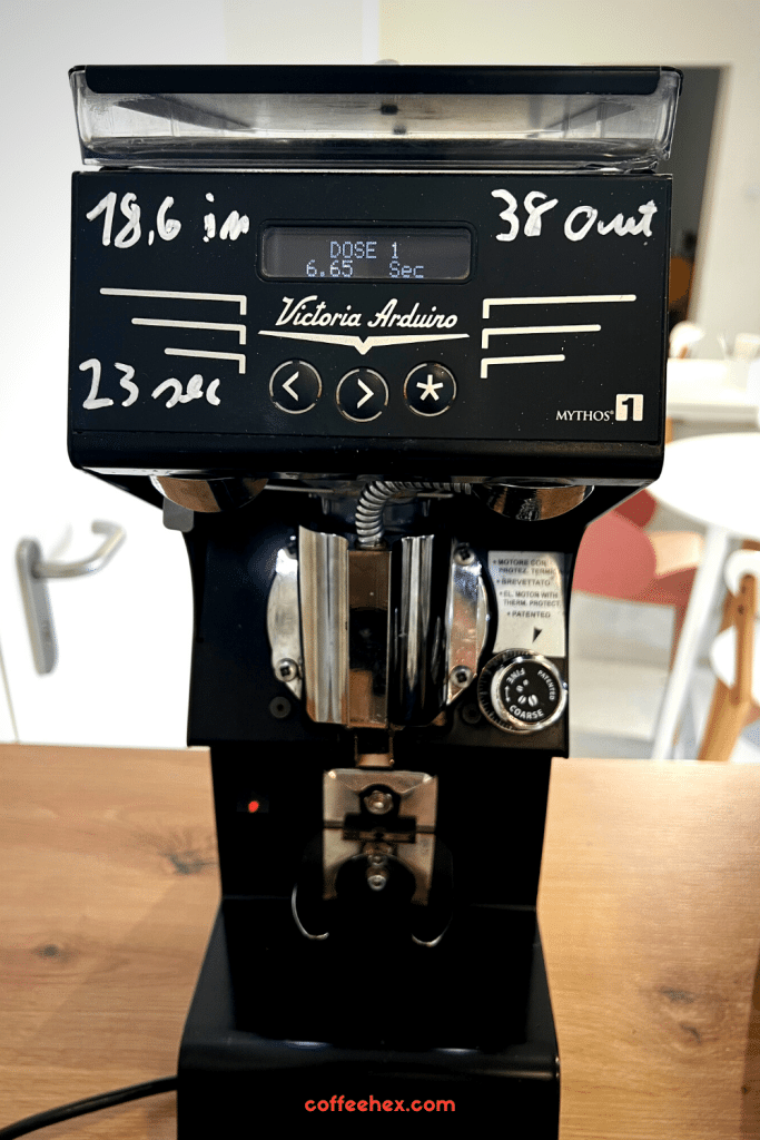 Victoria Arduino Mythos 1 coffee grinder 